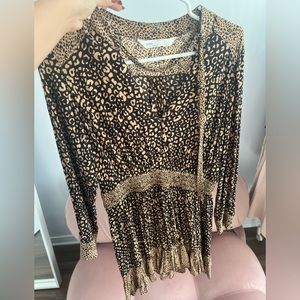 Zara leopard dress